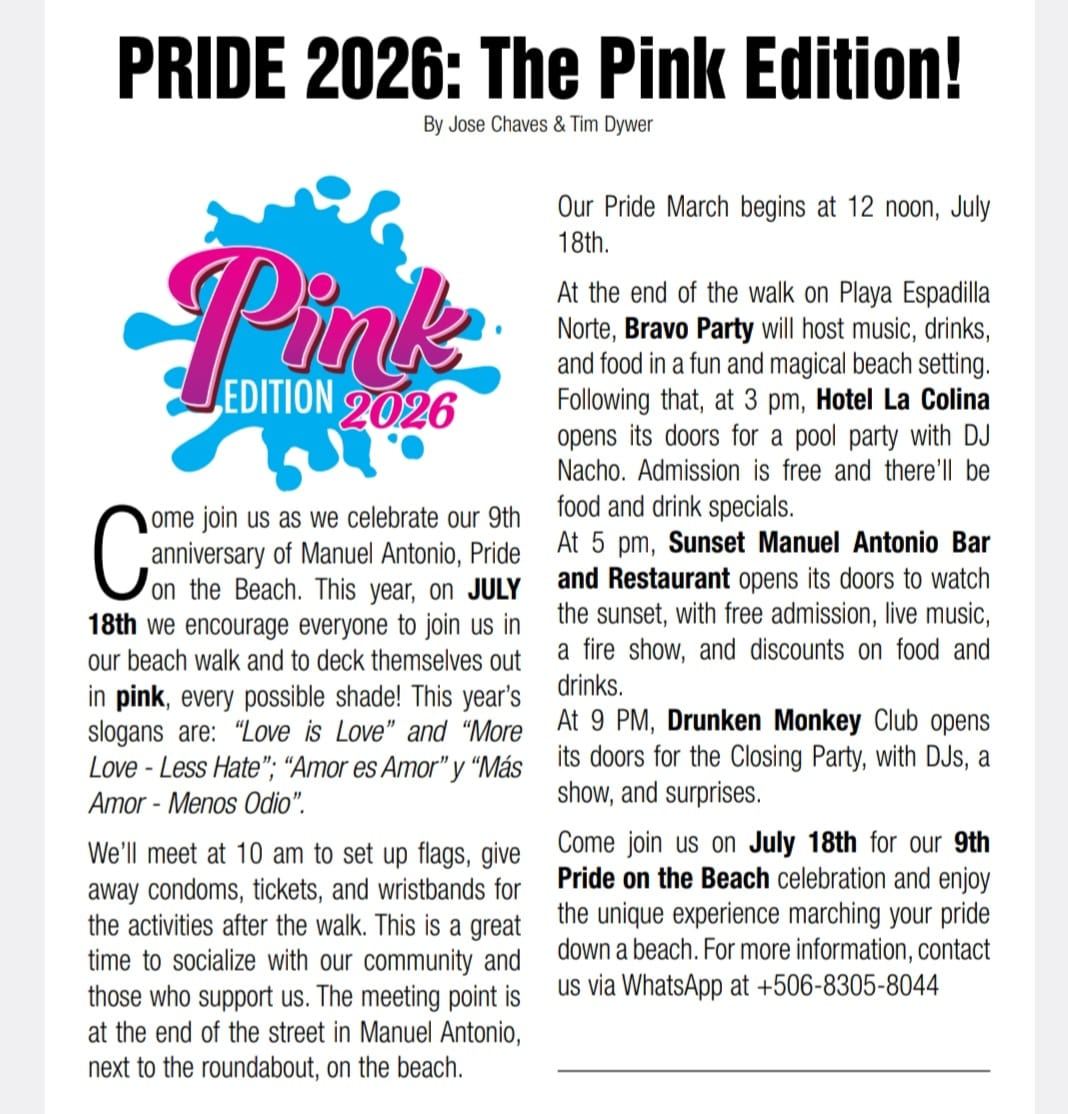 Pride on the Beach 2026 — Pink Edition event program
